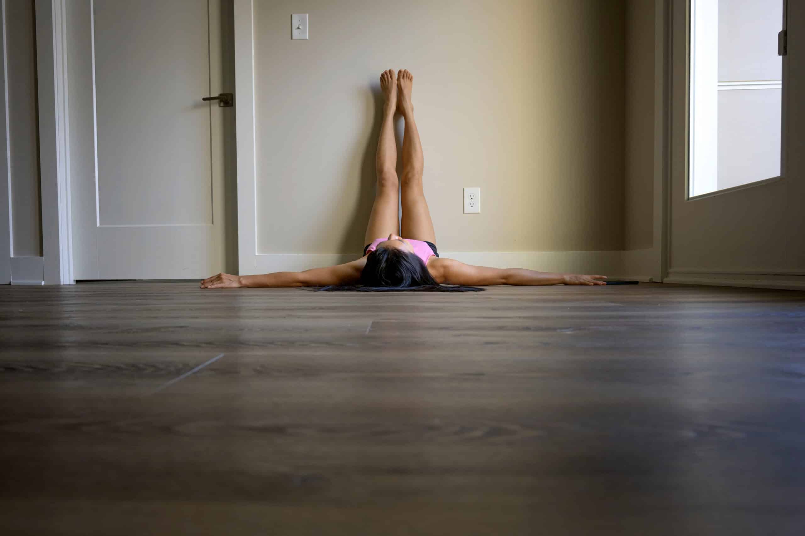 pilates au mur pour avoir ventre plat