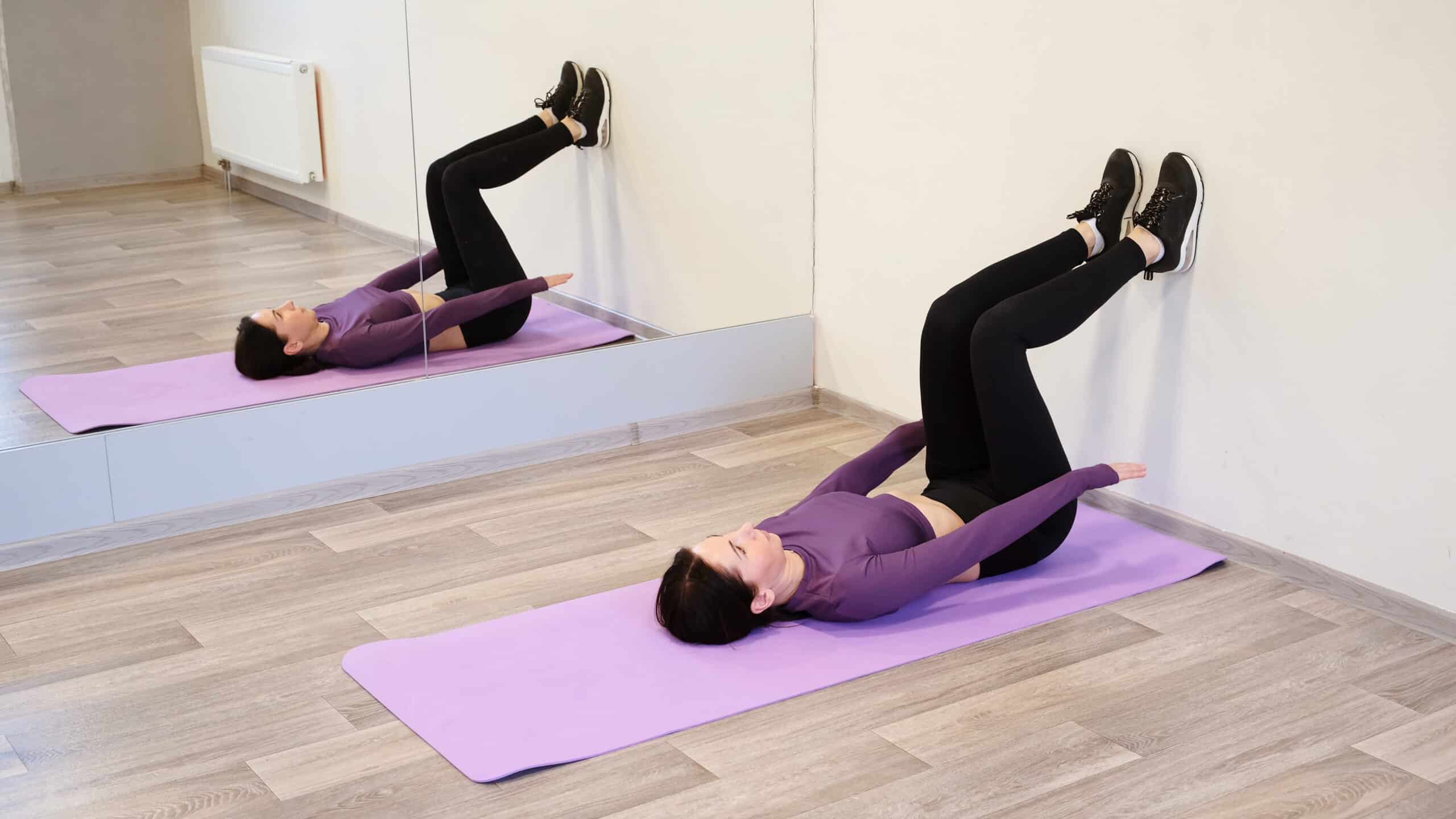 pilates au mur pour perdre du graisse abdominale